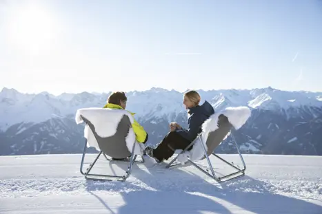 Afslapning i liggestol Serfaus Fiss Ladis