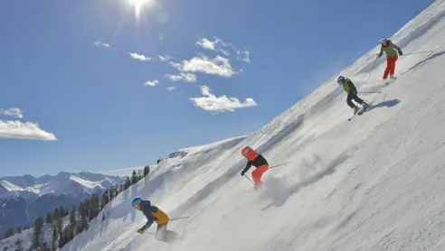 Udfordrende pister i Serfaus Fiss Ladis