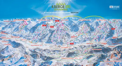 Pistekort Schladming