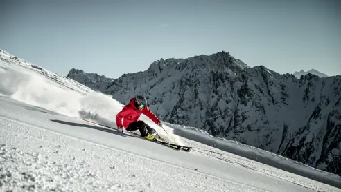 Nortlander, Skidresa i Ischgl som ligger i the Silvretta Arena i Österrike som erbjuder skidåkning i 239 km pist.