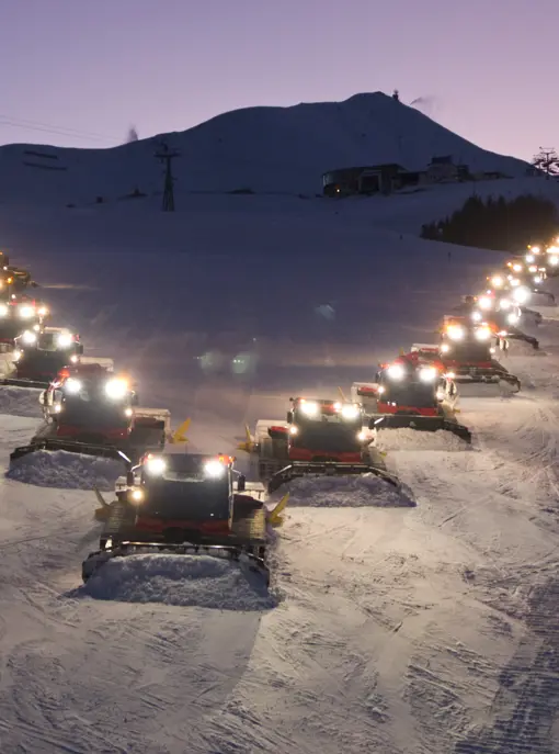 Mange præpareringsmaskiner i Serfaus Fiss Ladis