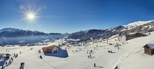 Højt beliggende skiområde Serfaus Fiss Ladis