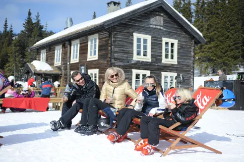 Kvitfjell Tyrihans Skicafe Photo Esben Haakenstad Kvitfjell Alpinanlegg