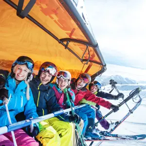 Godt skiløb i Flachau for alle niveauer