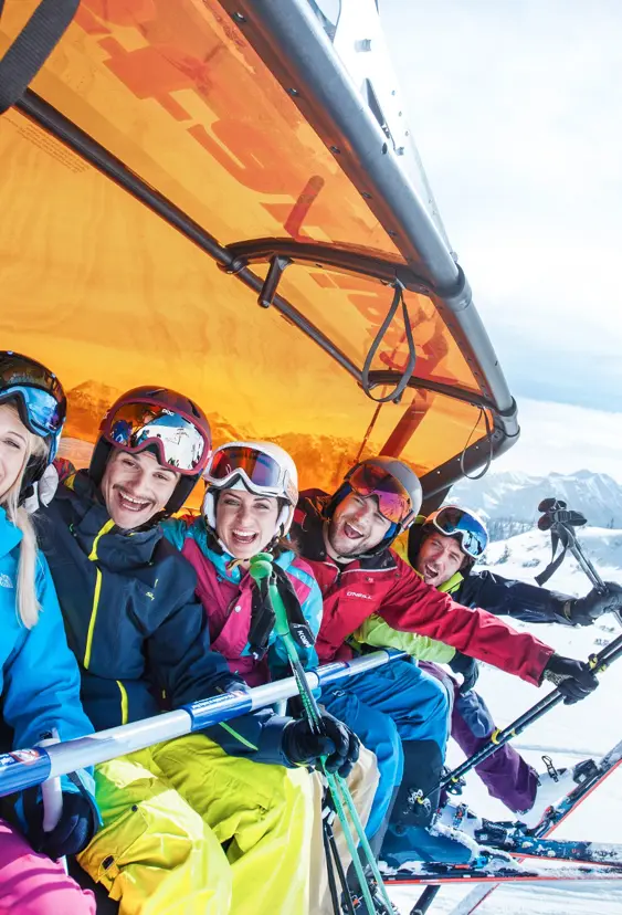 Godt skiløb i Flachau for alle niveauer