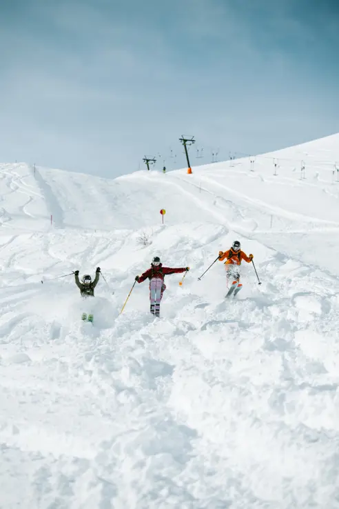 Pukkelpiste og offpiste i Østrig Saalbach