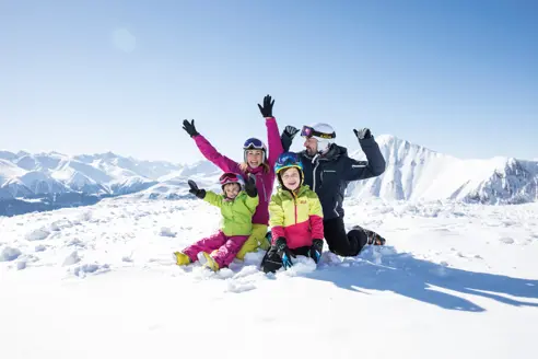 Sjov med familie og venner i Serfaus Fiss Ladis