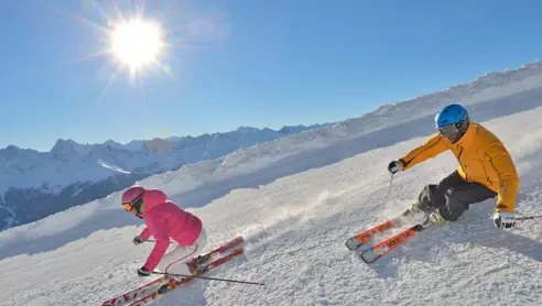 Godt skiområde for alle niveauer.
