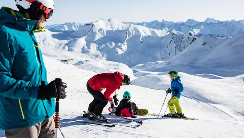 Familietid på skiferie Serfaus Fiss Ladis