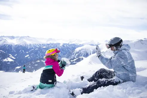 Sneboldkamp i Serfaus Fiss Ladis
