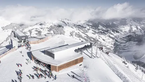 Skiløb helt til toppen i Saalbach