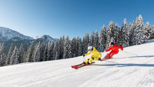 Skiløb på bjergtoppene i Maria Alm