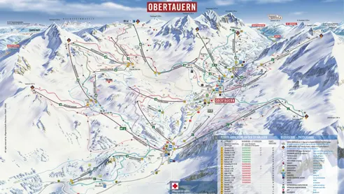 Pistekort Obertauern 2024