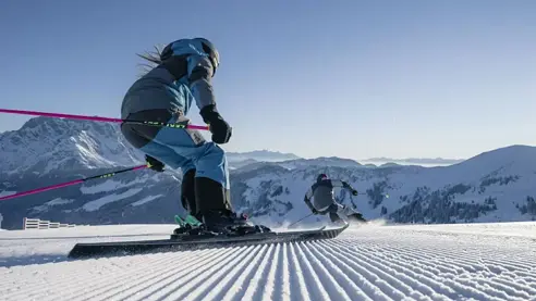 Udfordrende pister til alle niveau i Maria Alm