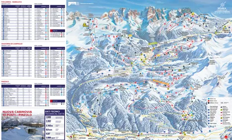 Pistekort Madonna Di Campiglio 2024