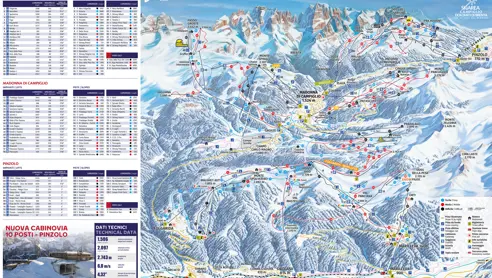 Pistekort Madonna Di Campiglio 2024