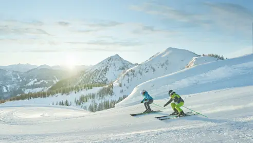 Godt skiløb hele dagen i Schladming