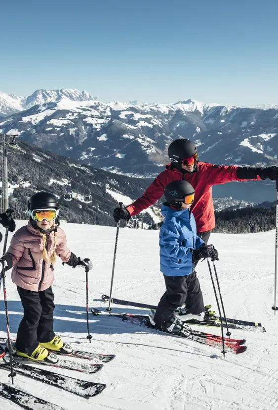 Familienskifahren Schmittenhohe Family Skiing Fun On Schmittenhohe C Zell Am See Kaprun Tourismus Original