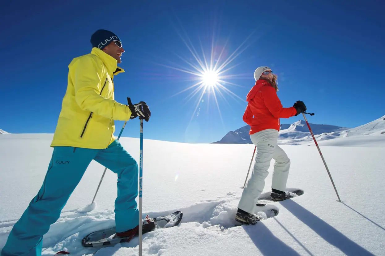 Snesko vandring i Serfaus Fiss Ladis