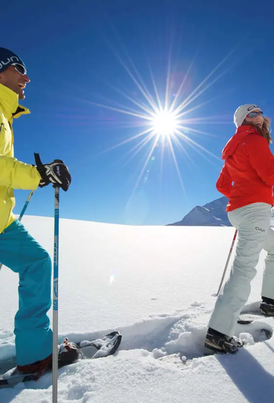Snesko vandring i Serfaus Fiss Ladis