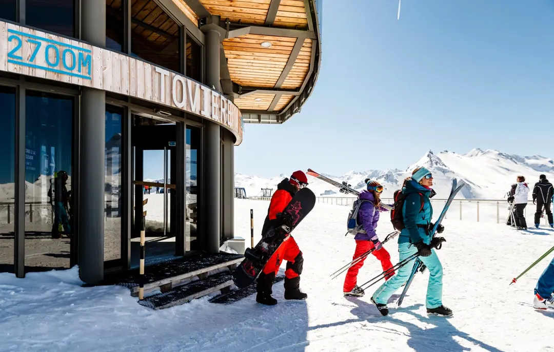 Tignes Skiers