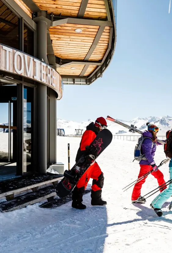 Tignes Skiers