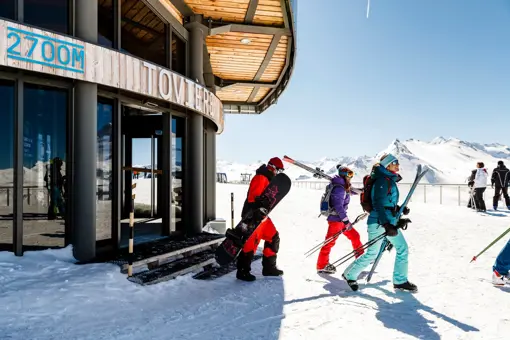 Tignes Skiers