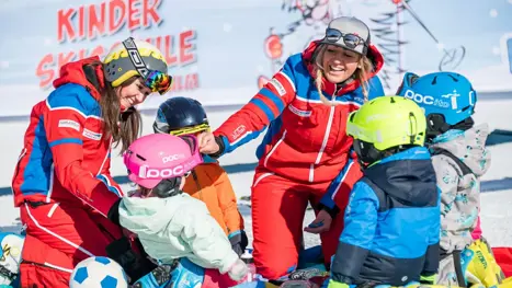 Dansk skiskole i Maria alm for børn