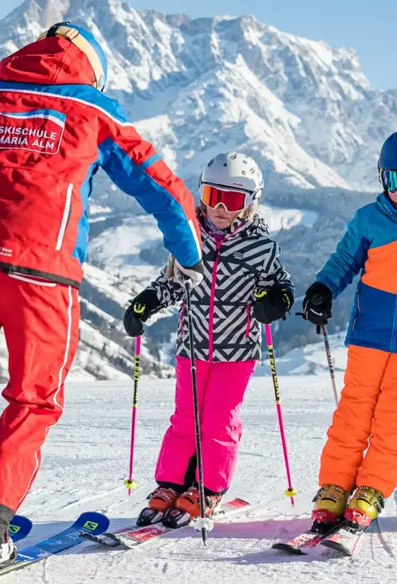 Skiskole i alperne. Skiskole Maria Alm