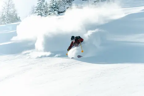 Puddersne og offpiste i Saalbach