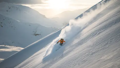 Offpiste på toppen og gode højdemeter i Saalbach