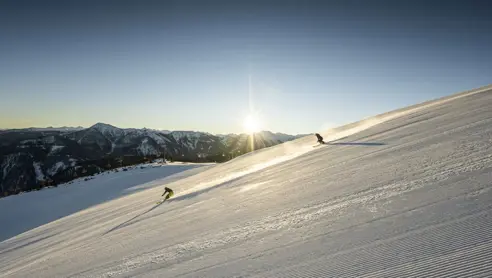 Gode pister og solskin i alperne Flachau
