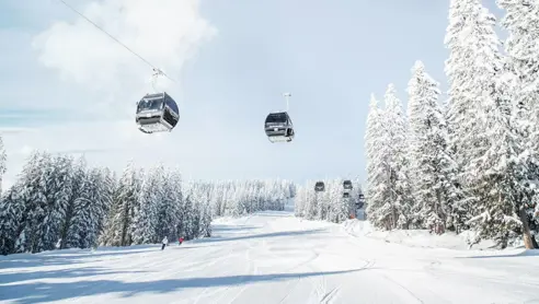 Flachau har stor liftkapacitet og ny gondollift.