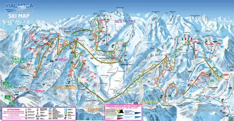 Pistekort Sauzedoulx 2024