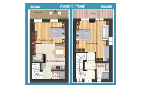 3-rumslägenhet 7 personer