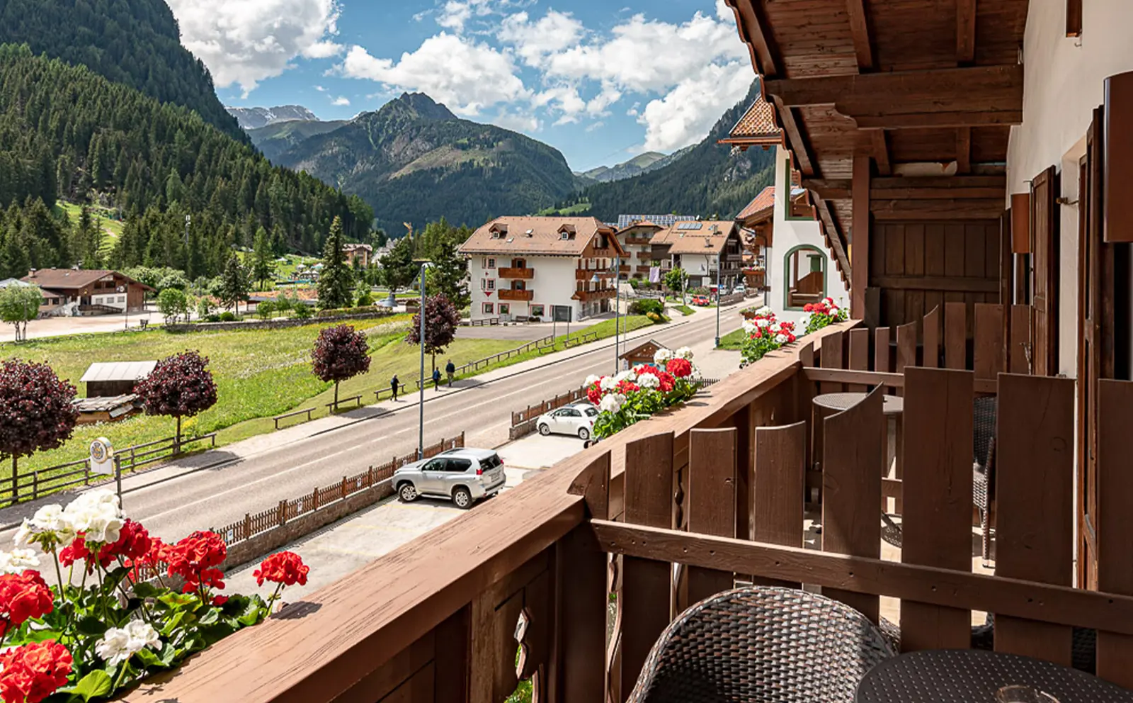 Udsigt fra Hotel Garni Peter