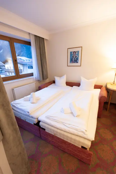 Juniorsuite med to mulige opredning i bygning B